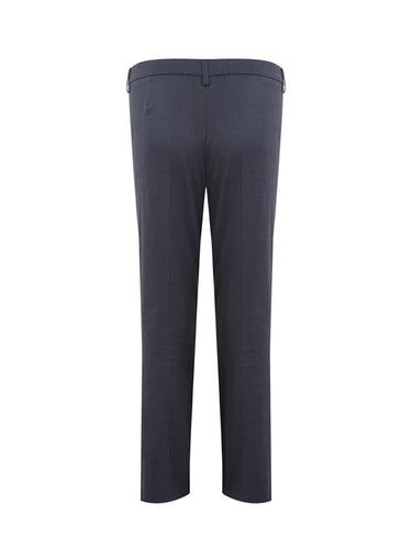 Chic Linen Blue Chino Trousers – Timeless Elegance
